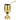 Paderno | Coppa Cocktail Ananas Oro con coperchio e cannuccia 500 ML