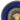 Versace Medusa Blu | Piatto Segnaposto 30 cm