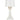 Kartell Bourgie White and Gold | Lampada da tavolo