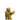 Rosenthal Angelo baciamano | Statuina in porcellana gold