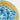 Versace Medusa Amplified Blue Coin | Piatto Segnaposto 33 cm